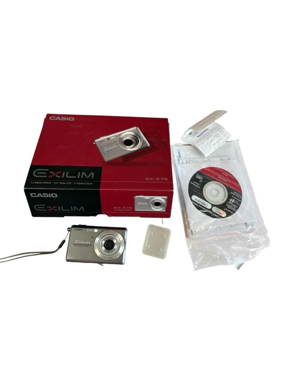 CASIO EXILIM EX 275 7.2 Mega Pixels Digital Camera With Box No Cords